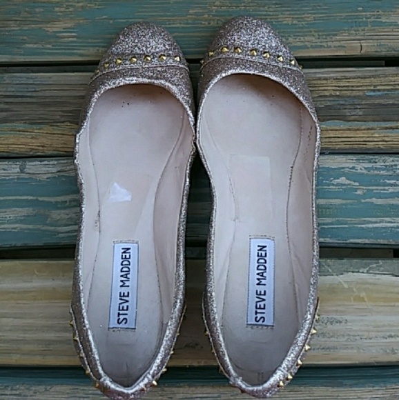 🔴SOLD🔴Steve Madden Glittery Studded Ballet Flats - Picture 5 of 8
